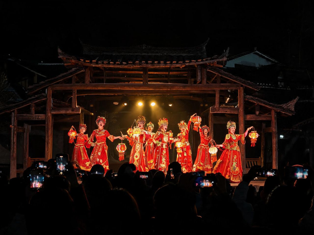 幺妹灯民俗表演